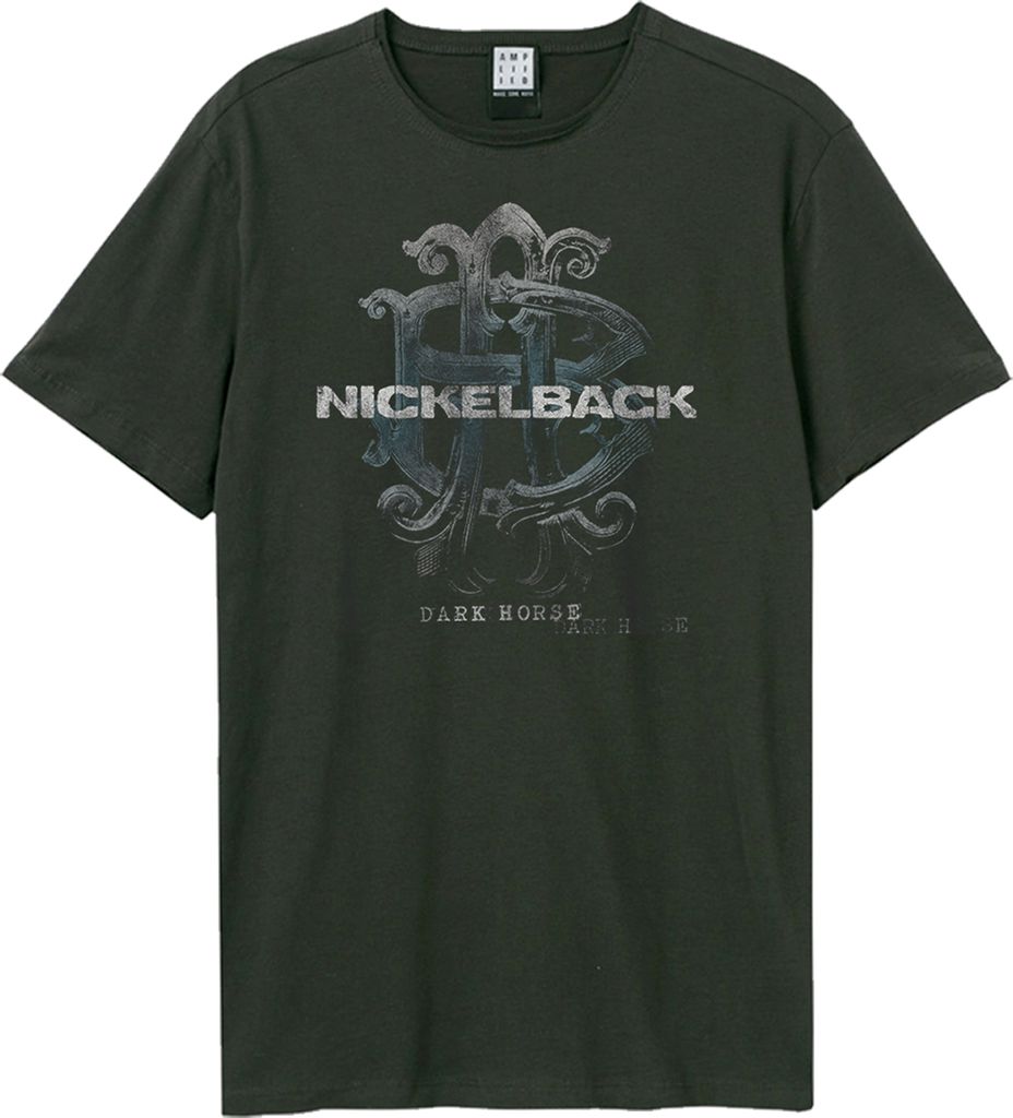 Amplified - "Dark Horse" T-Shirt für Herren/Damen Uni GD2139 (M) (Holzkohle)