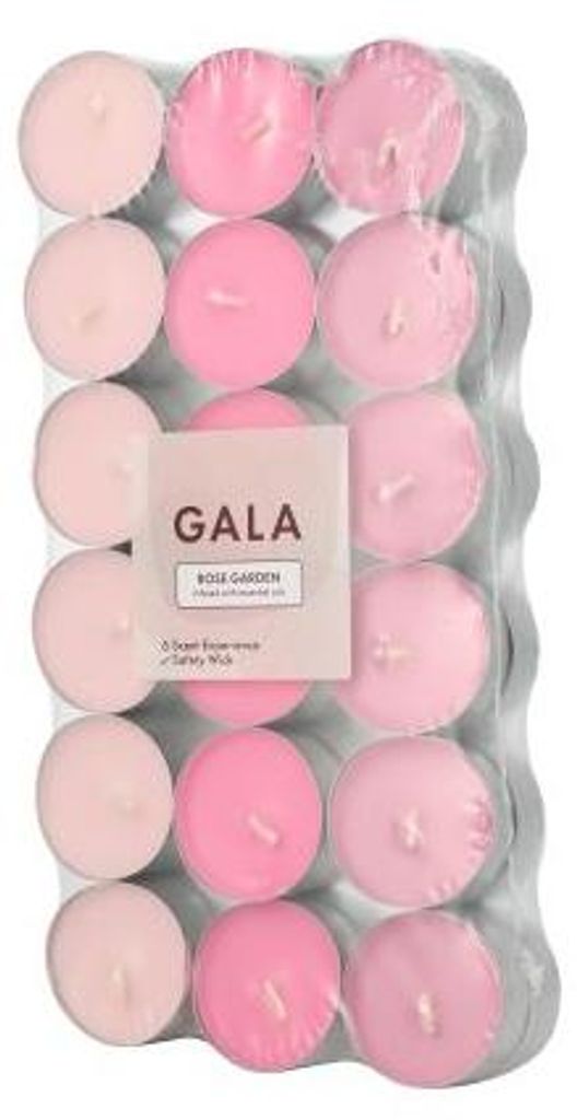 "GALA" Duftlichte Ø 3,8 cm · 1,7 cm rose - Rose Garden "Ton in Ton"