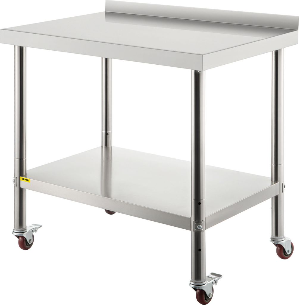 Tavolo da preparazione in acciaio inox VEVOR, 30 x 24 x 35 Immagine del prodotto 