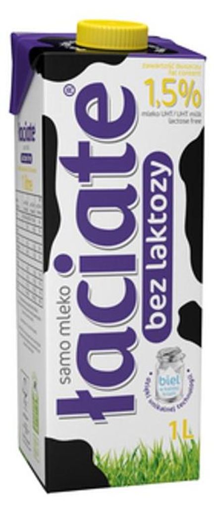 Mleko UHT Łaciate 1,5% bez laktozy 1L Zdjęcie produktu 