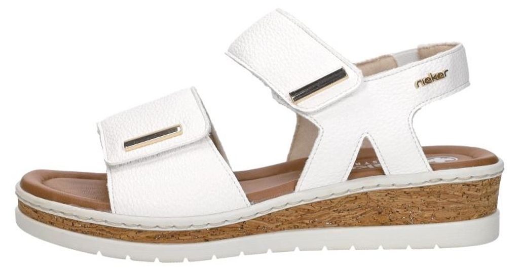 Rieker Sandalen Plat  Sandalen Plat - Wit - Maat 40 Image du produit 