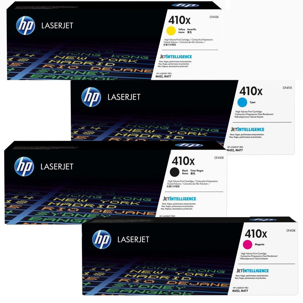 HP 410X Original LaserJet-Toner /  Multipack Schwarz, Cyan, Produktbild 