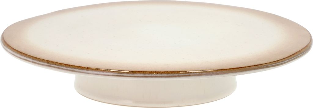 Bitz Tortenplatte auf Fuß cream 30 x 5,5 cm