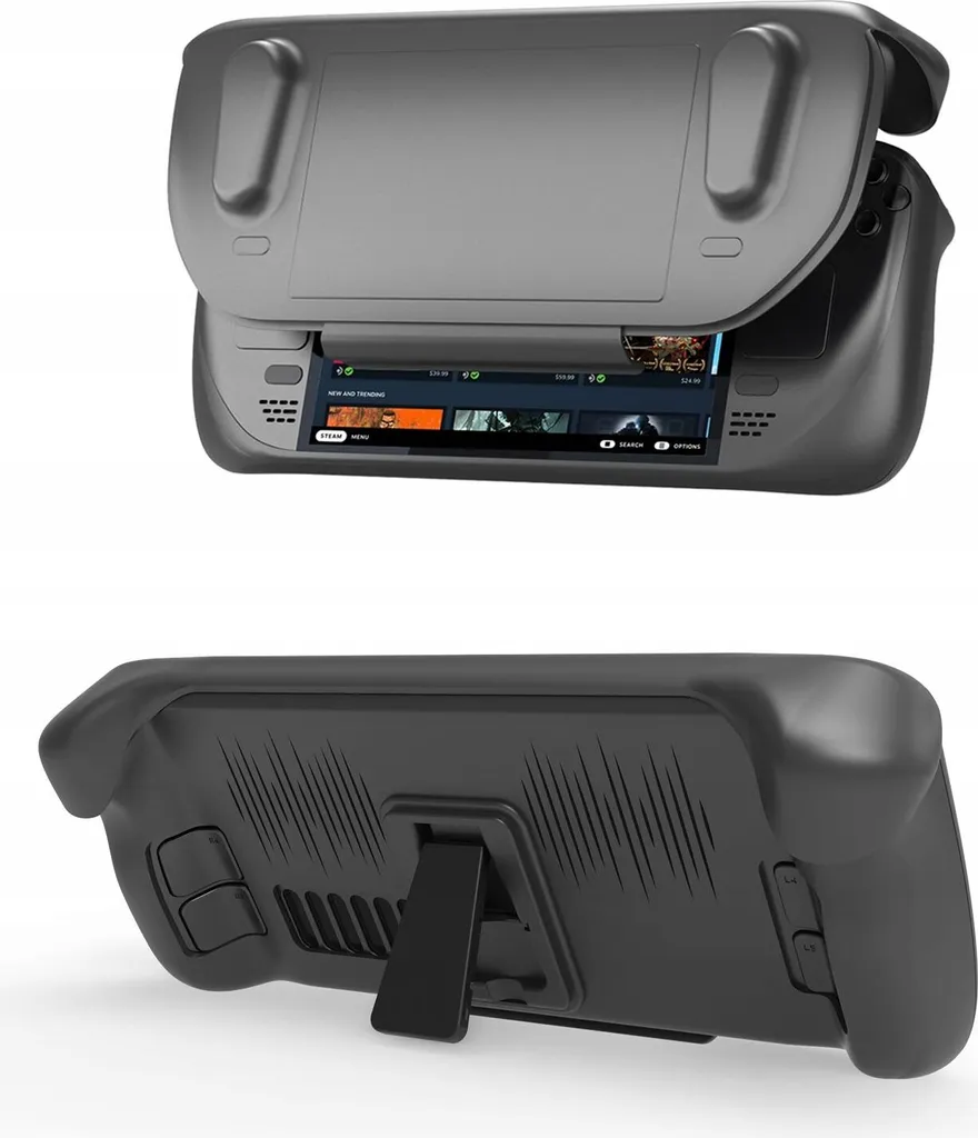Protection Steam Deck pour Voyage avec Support Intégré et Coque 2in1