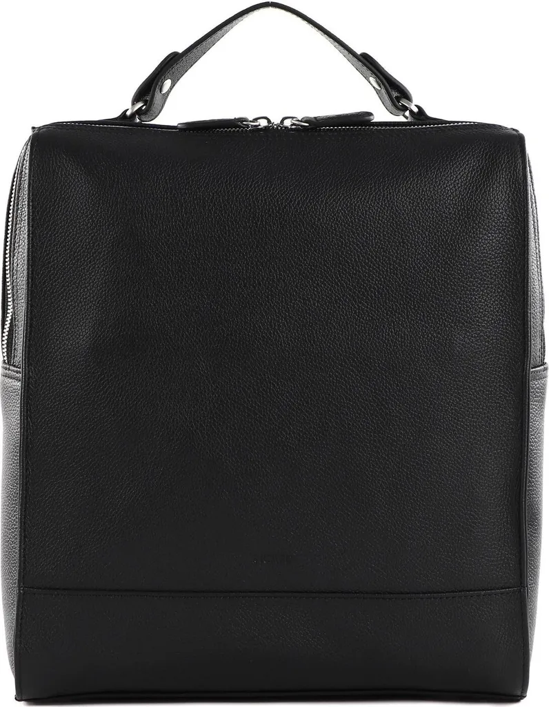Sac à dos Luis PICARD en cuir noir avec bretelles confort et rangement