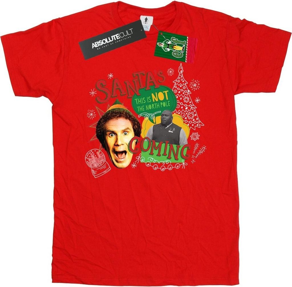 Elf - T-Shirt für Herren BI23766 (XL) (Rot)