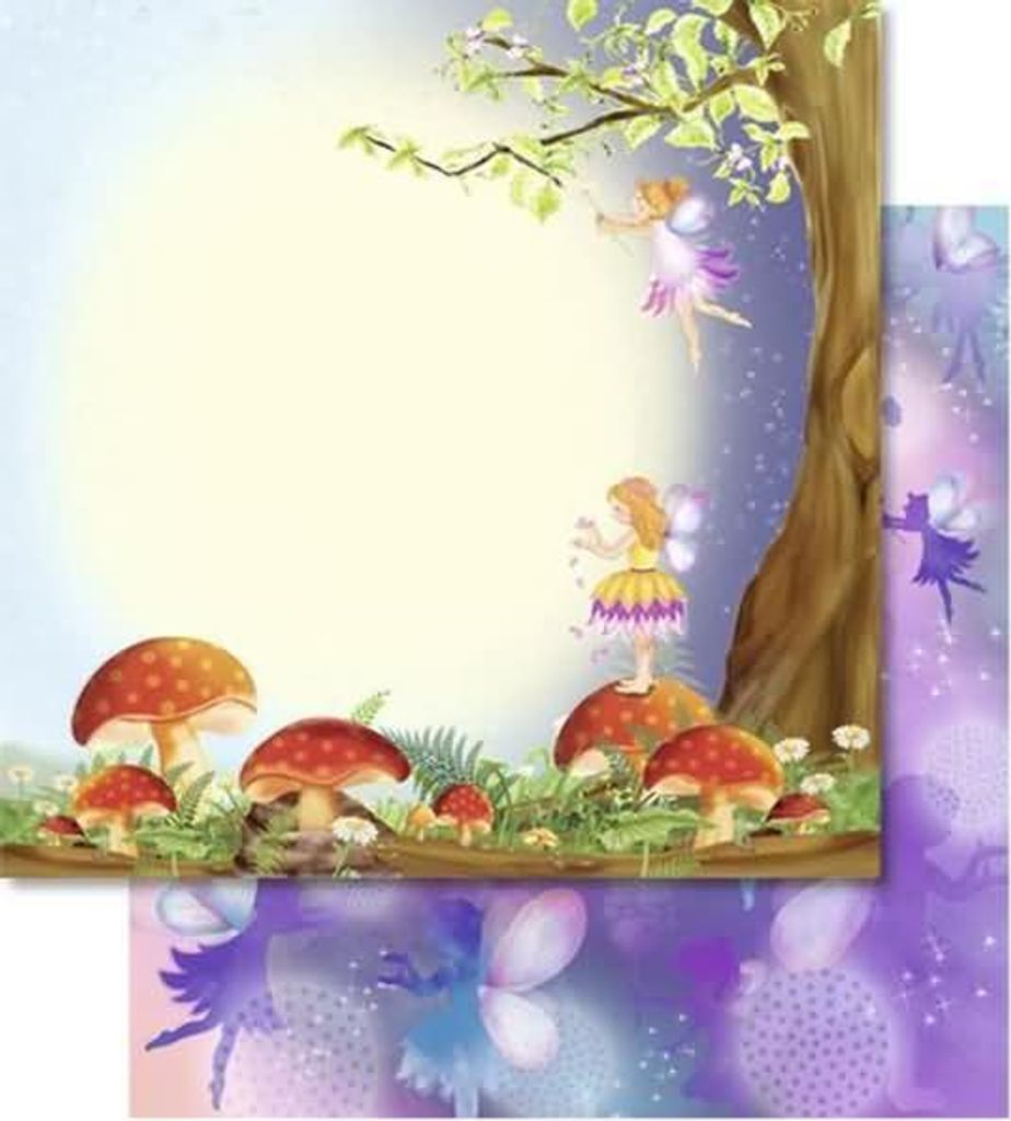 Scrapbook Paper Premium Glitter 30,5x30,5cm VE=5 Blatt Motiv 137