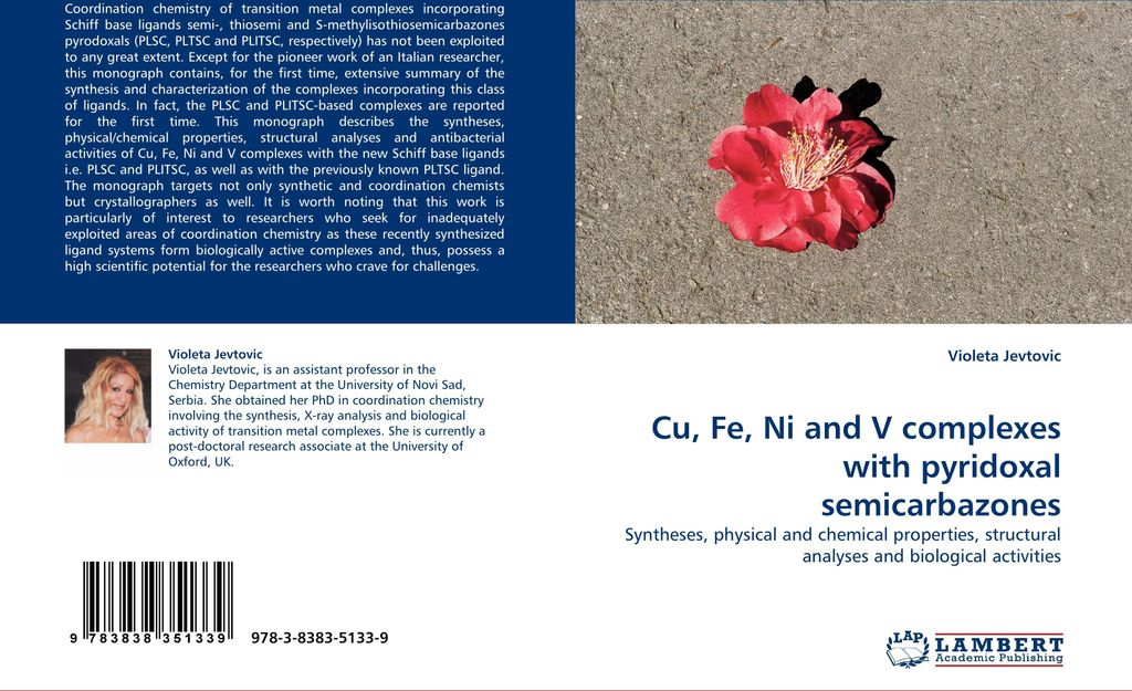 Cu, Fe, Ni and V complexes with pyridoxal semicarbazones