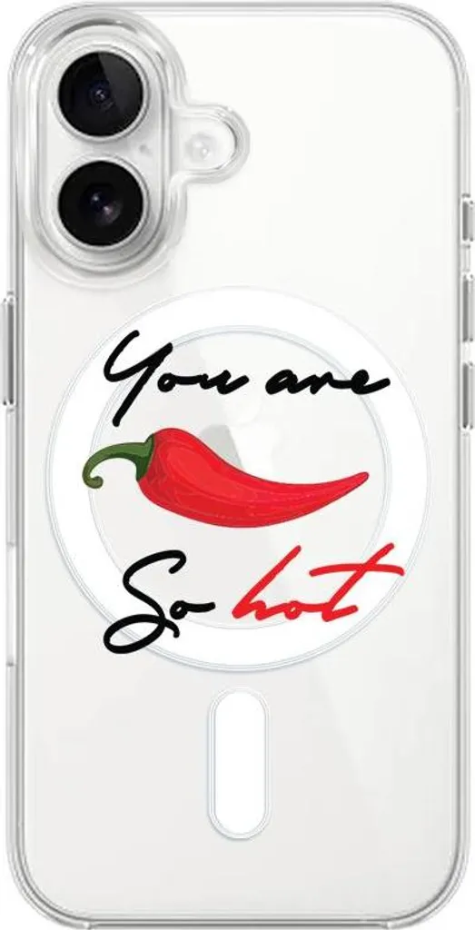 Regala la Custodia iPhone 16 MagSafe Chilli Pepper | Silicone Flexi