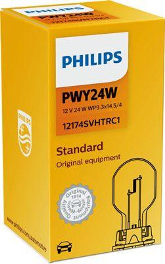 PHILIPS 12174SVHTRC1 Blinkerlampe OE kompatibel mit A3 8V, A3 8Y, A4 8K, A4 8W, A5 8T, A5 F5, A5 8F, A6 4G, A6 4A, A7 4G, Q2, Q3, Q5, Q7, TT, I3, ...
