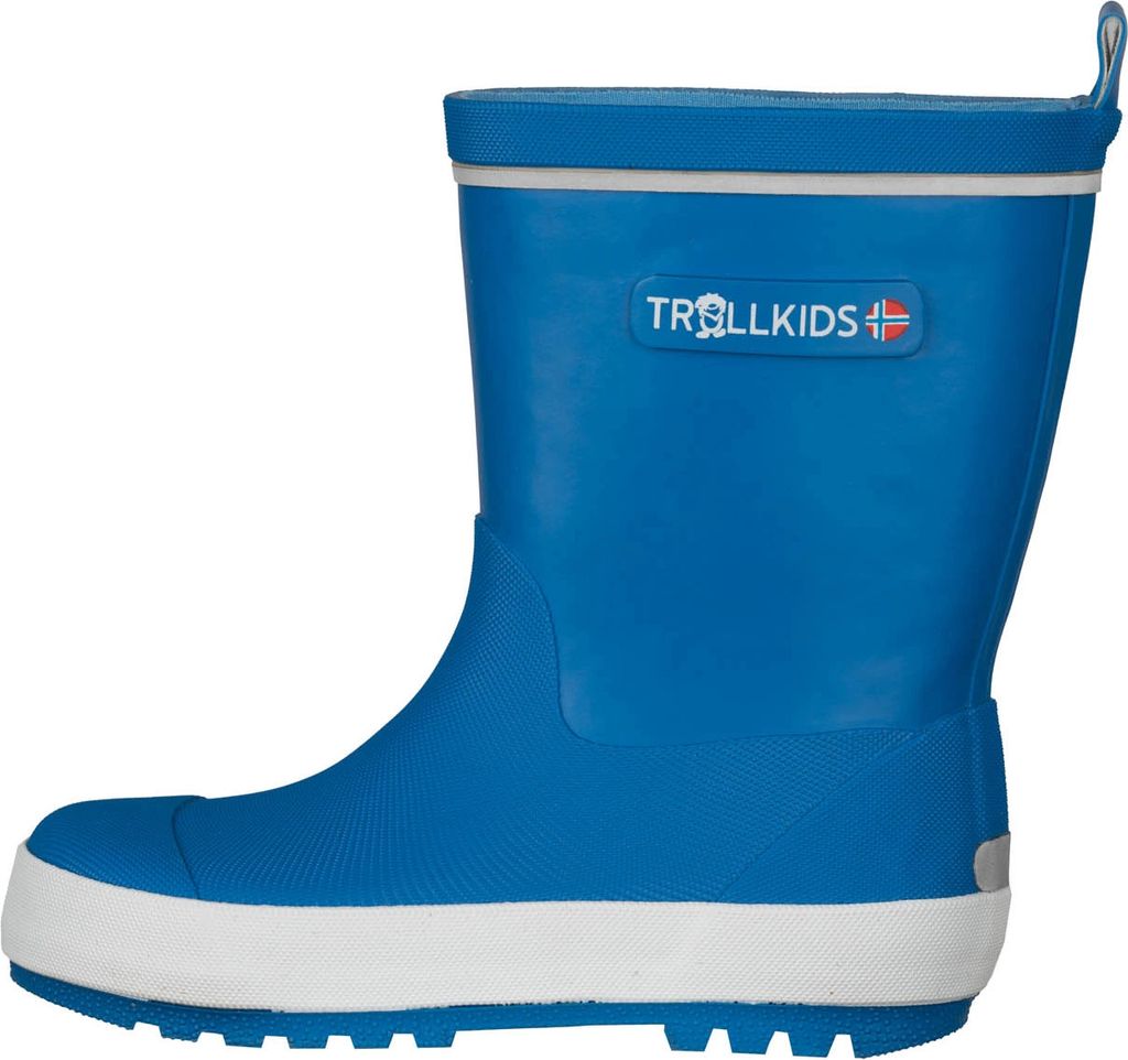 Trollkids Kinder Lysefjord Gummistiefel glow blue 38