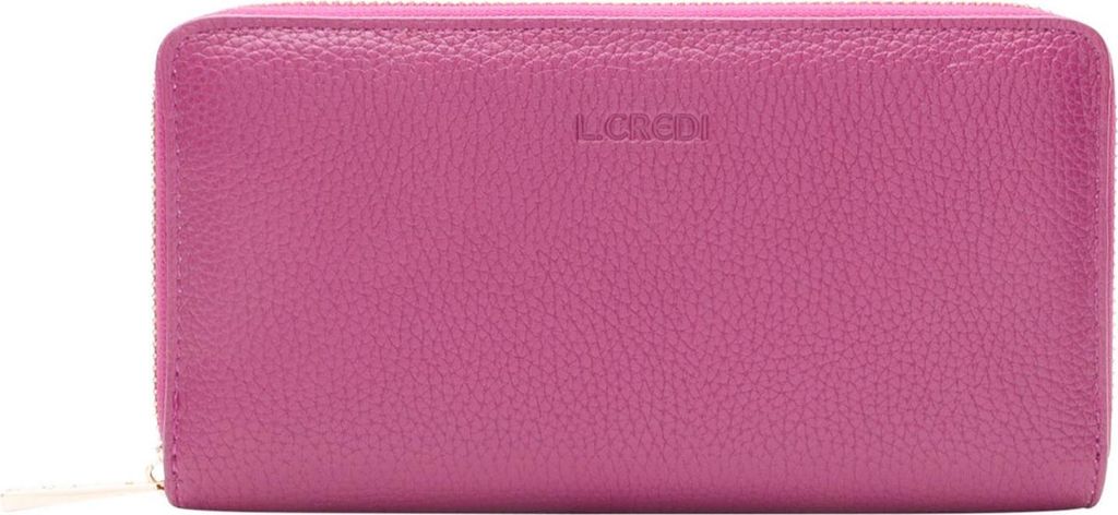 L.CREDI Geldbörse Raphi Zip Around Wallet Berry beere Produktbild 