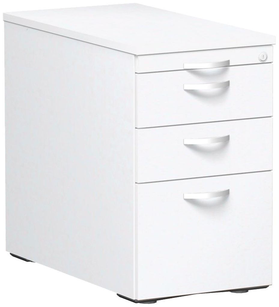 Geramöbel Standcontainer mit Hängeregistratur und 2 Metall-Schubfächern, mit Utensilienschubfach, Metall-Rollschubführung, Zentralverriegelung,...