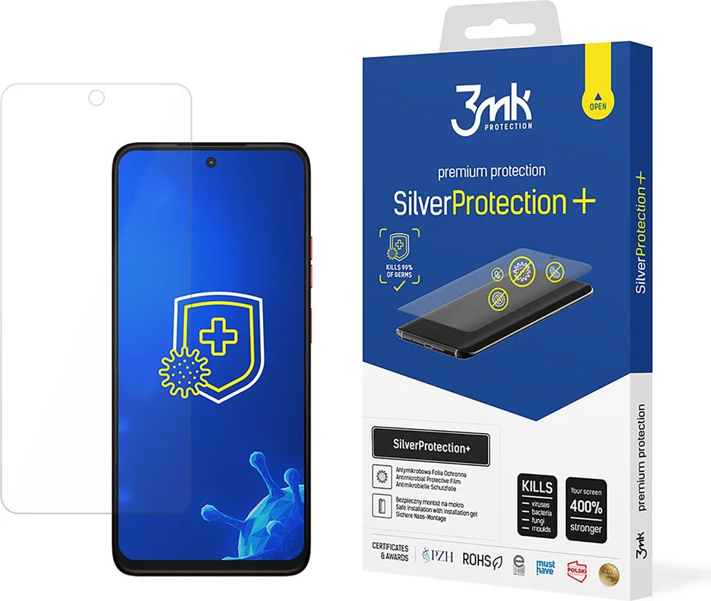 Motorola Moto G35 5G con Pellicola 3mk SilverProtection+ Silver