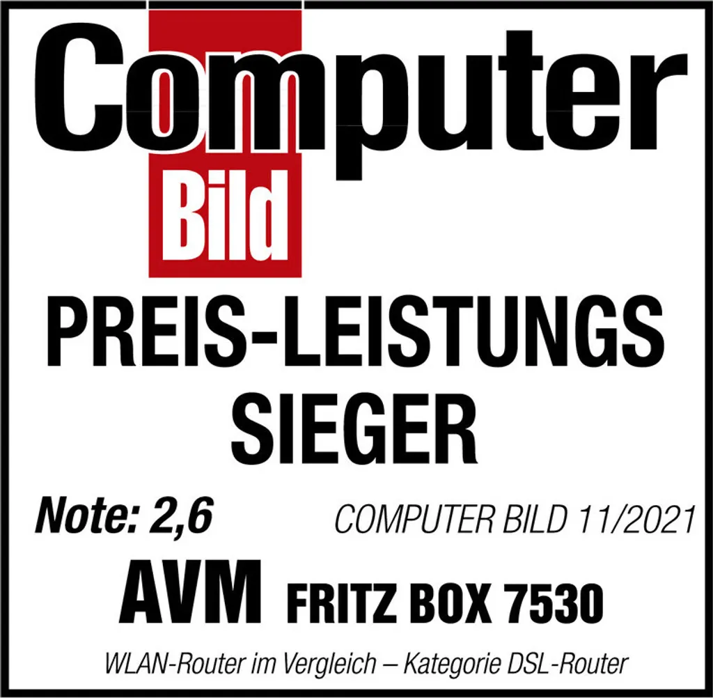 Routeur WLAN FRITZ!Box 7530 avec Centrale DECT Intégrée - 25