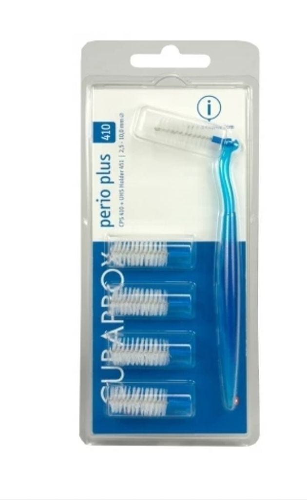 Curaprox CPS 410 Interdentalbürsten - 5er Pack für effektive Zahnzwischenraumreinigung