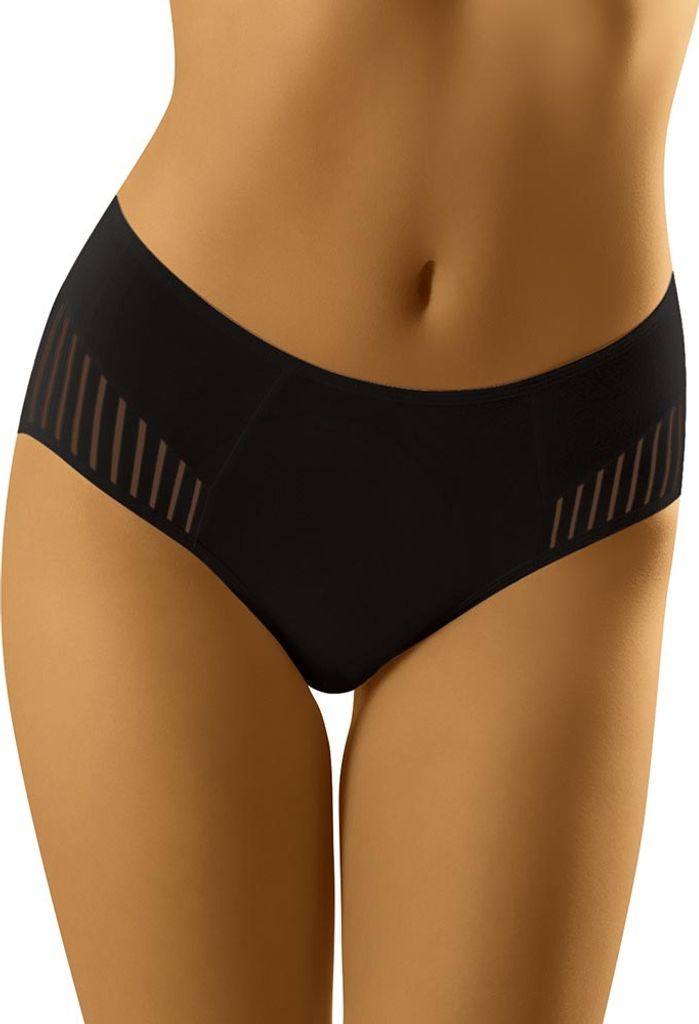 Wolbar Damen Maxi-Slip WB76 , Schwarz, XL