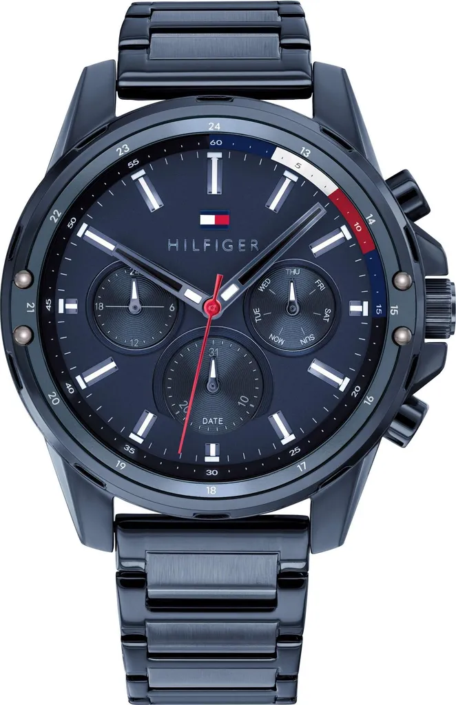 Orologio Tommy Hilfiger 1791789 Mason - Eleganza Blu Uomo in Acciaio