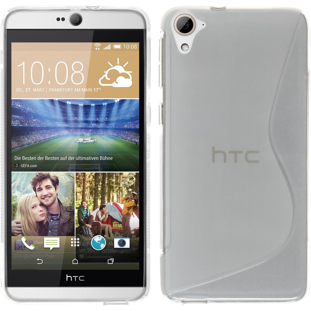 PhoneNatic Case kompatibel mit HTC Desire 826 - clear Produktbild 