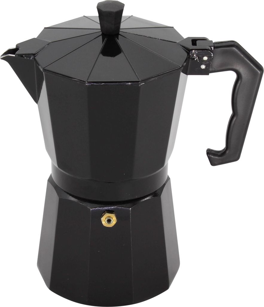 KARL KRÜGER Espressokanne Italiano 6 Tassen schwarz 114488 Zdjęcie produktu 