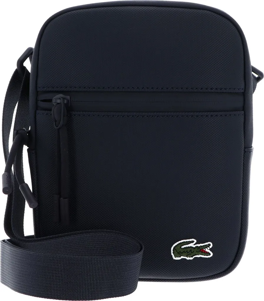 Lacoste Sac Bandoulière NH3307LVP88 Bleu - Sacoche Homme en Toile