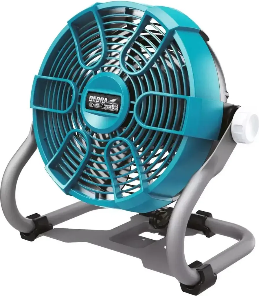 Ventilateur Sans Fil 18V Dedra DED7074 230mm - 2 Vitesses Orientable