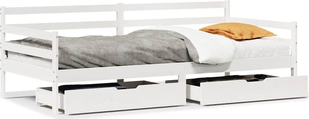 vidaXL Tagesbett mit Schubladen 90x200 cm Massivholz Kiefer