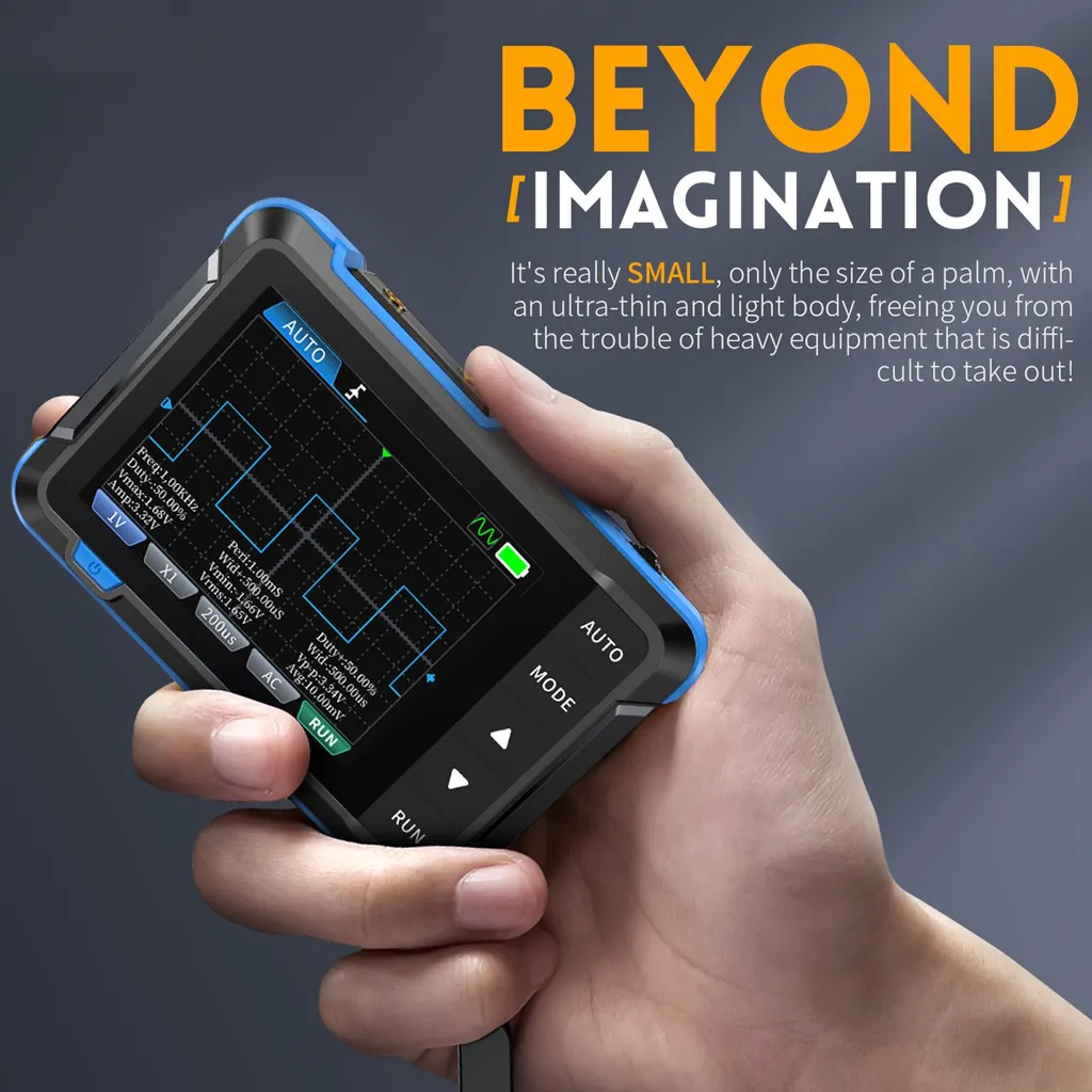 Oscilloscope numérique portable 2,8" TFT avec générateur DDS - 3