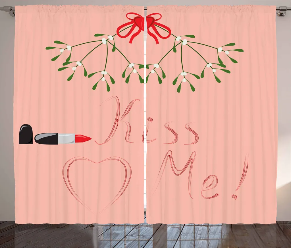 Offerta Tenda Natale ABAKUHAUS Küss mich 280x245 cm Rustica