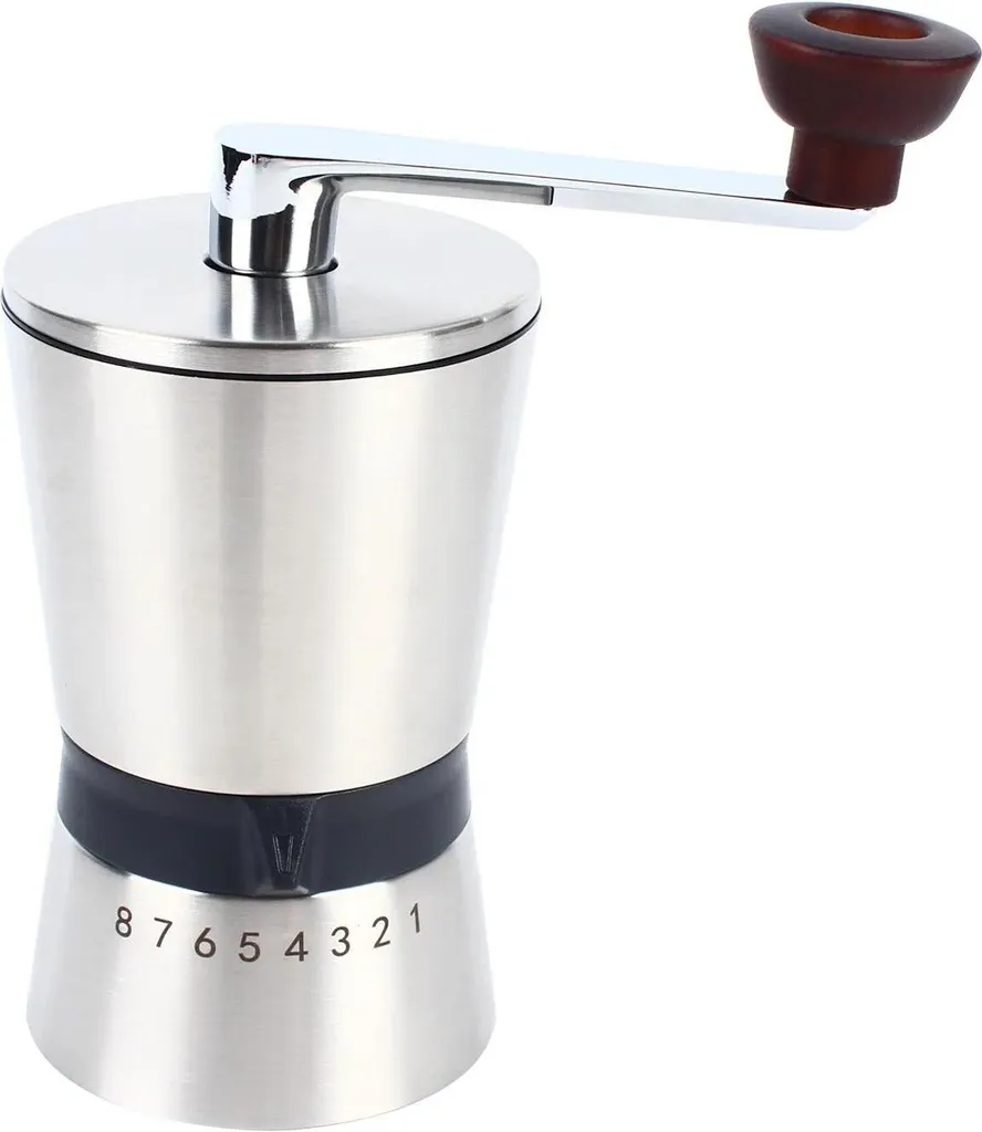 Macinacaffè Manuale Professionale: Macine Regolabili e Corpo in Acciaio