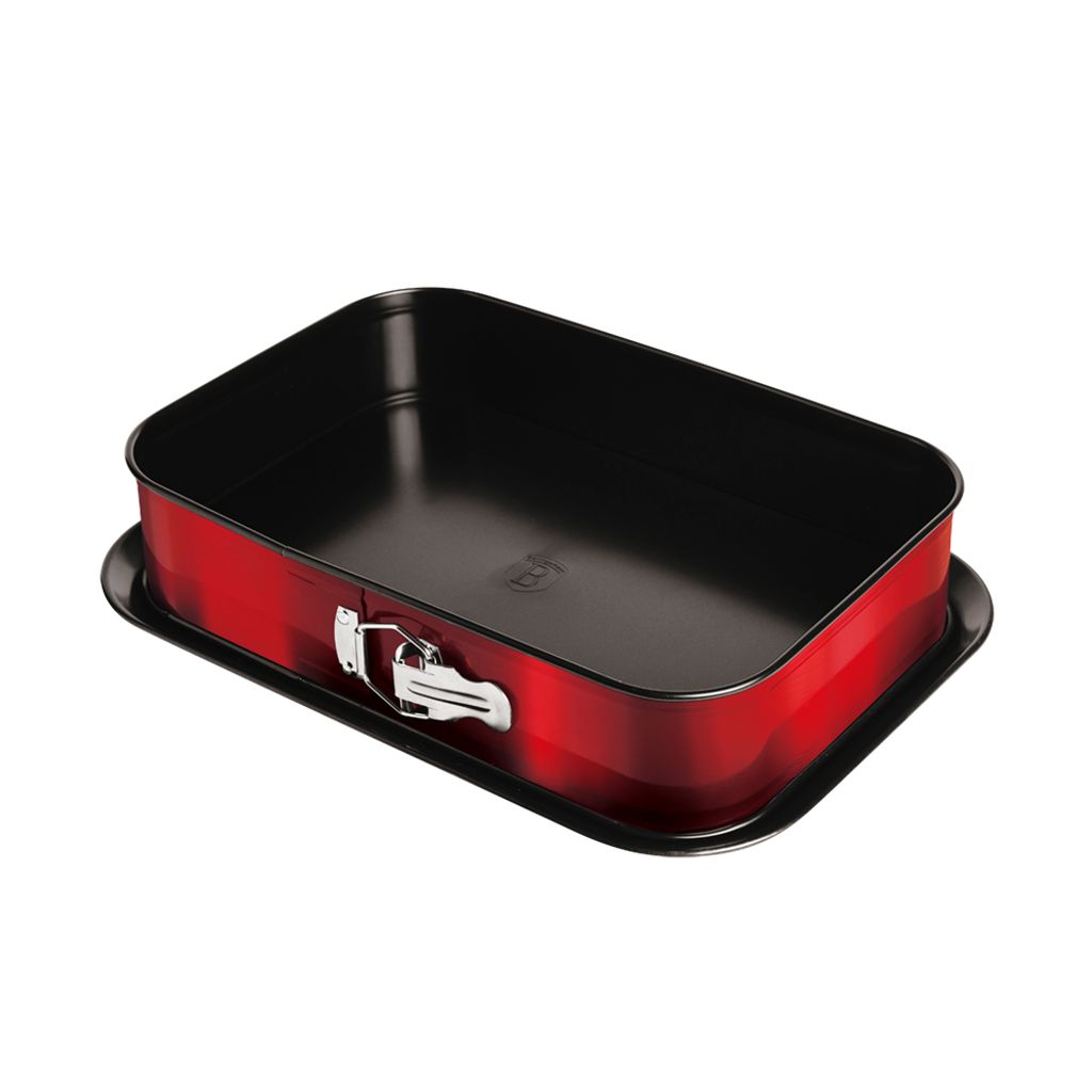 Antihaft-Auflaufform 2in1 Burgund Metallic Line 39x27x7,5cm Produktbild 