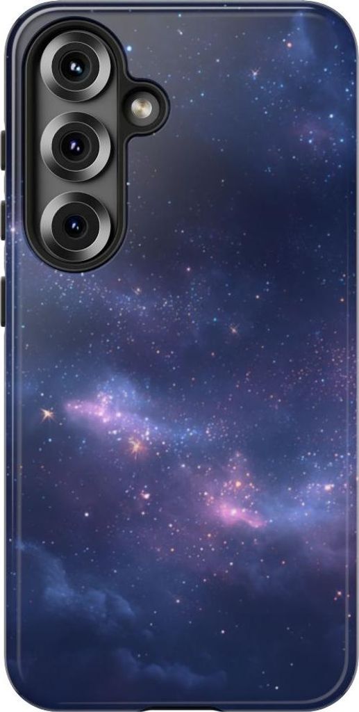Sternenklare Nebel-Nacht – Hülle Kompatibel mit Samsung Galaxy S25