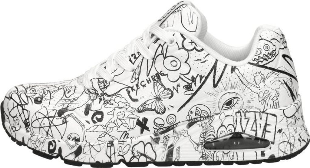 Skechers Uno-Process Sketch  Sneakers Laag - Wit - Maat 38 Image du produit 