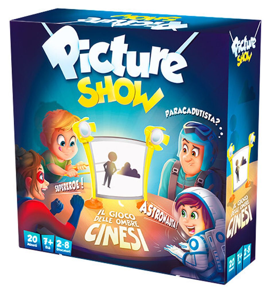 Asmodee Picture Show, 20 min, Erwachsener & Kind, 7 Jahr(e), Unisex, Mehrfarbig, Box