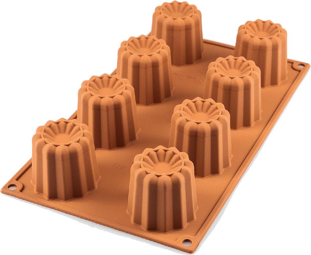 Silikomart Muffinbackform Bordelais 8er Ø5,5cm H 5cm Produktbild 