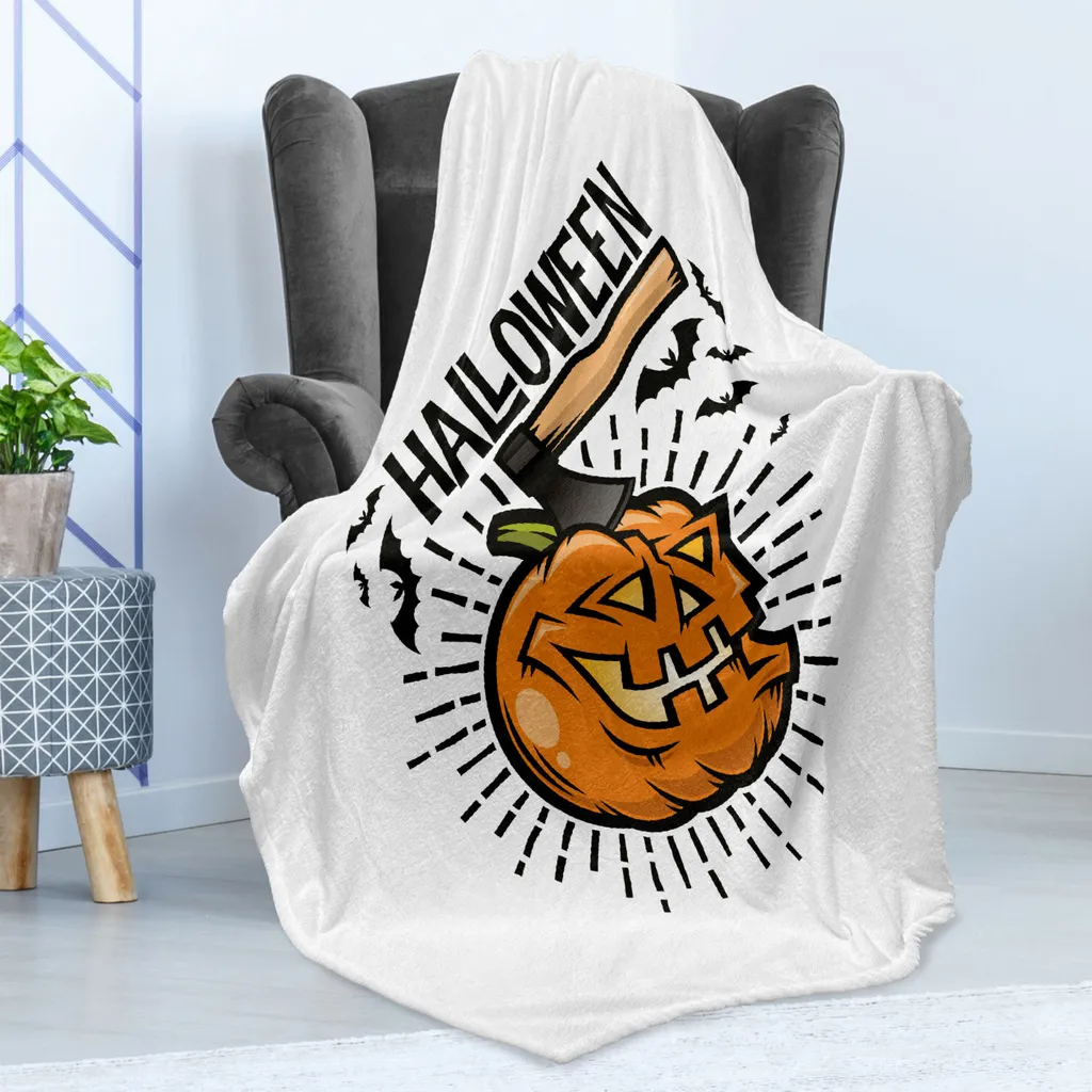 Morbida Coperta Halloween ABAKUHAUS 175x230cm per Bambini e Famiglia - 3