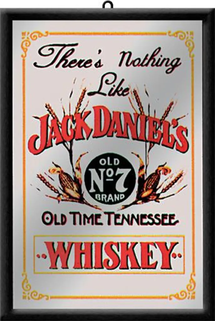 Specchio da Collezione Jack Daniel's Old No.7 - Memorabilia Vintage