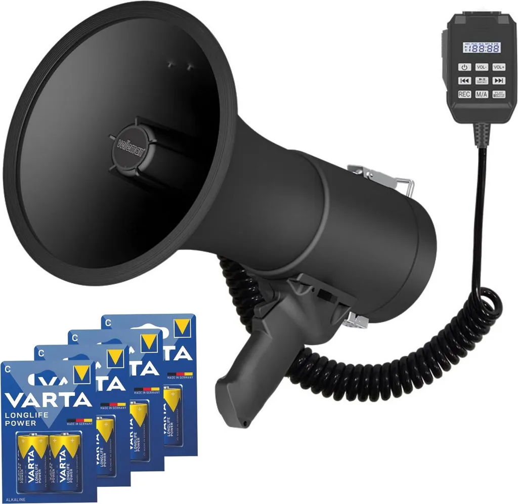 Megafono Sportivo Velleman 50W Bluetooth | Allenamento e Tornei
