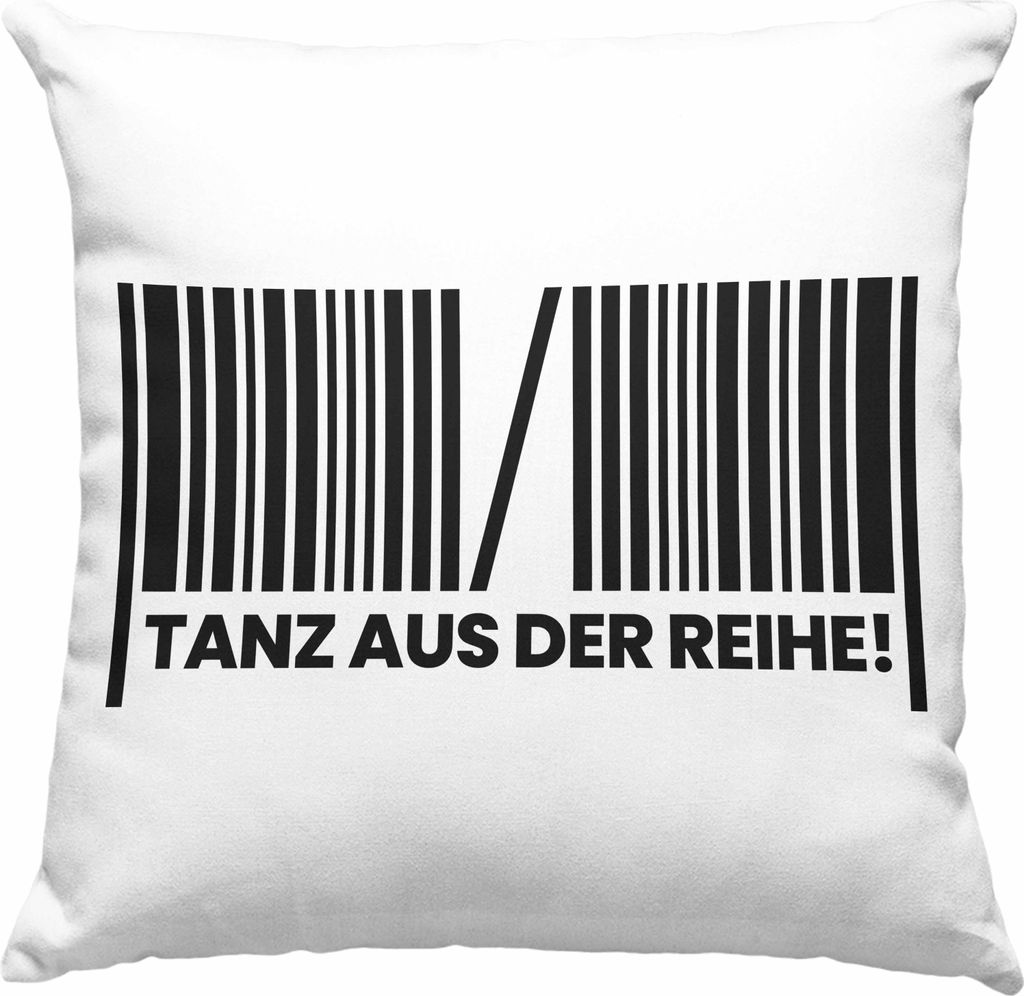 Trendation - Tanzen Deko-Kissen mit Füllung 40x40 Geschenk Tänzerin Geschenkideen Frau Mann Mädchen Kinder Spruch Tanz-Lehrer Lehrerin (Grau)