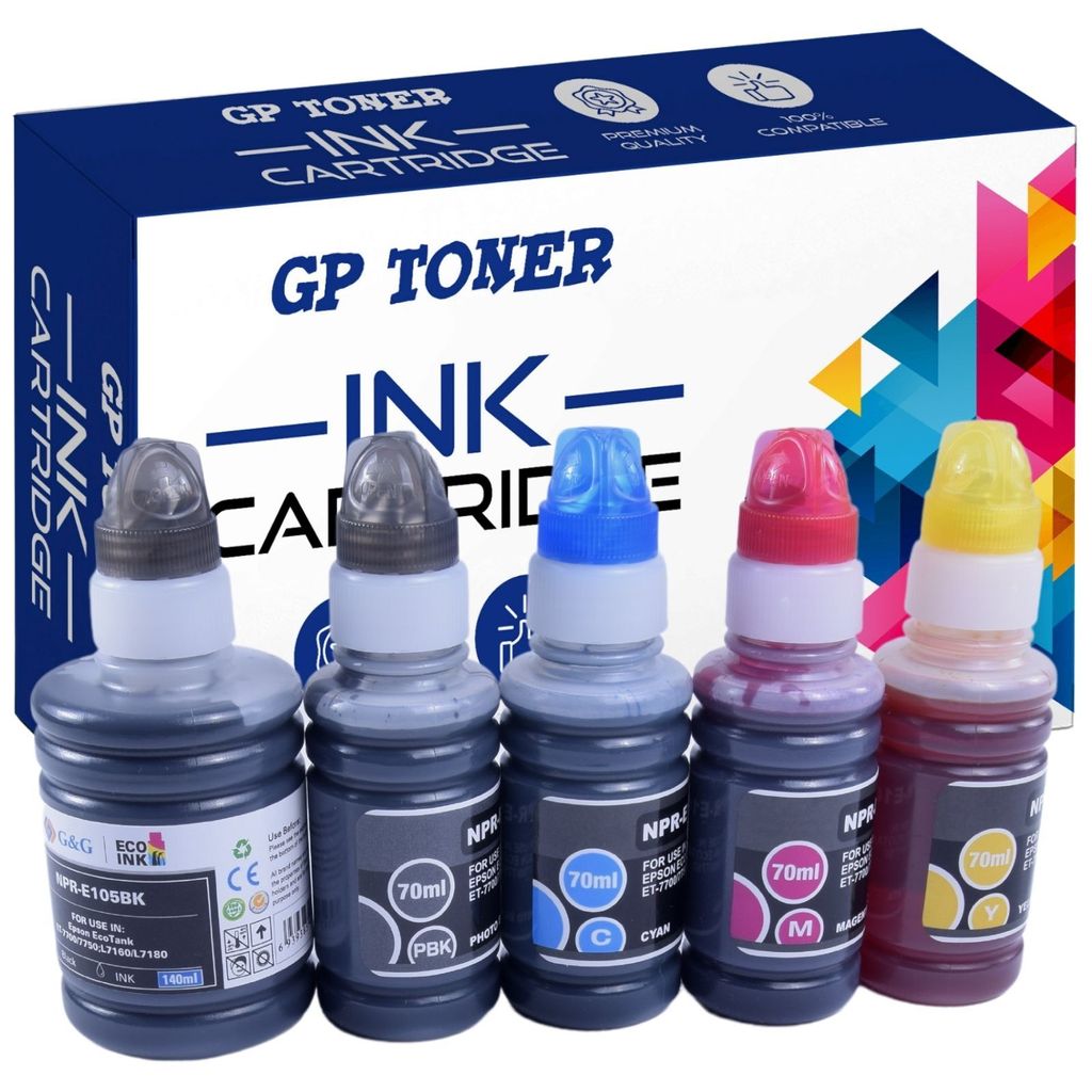 5x Tusz do Epson 106 CMYK L7160 L7180 L7188 Zdjęcie produktu 
