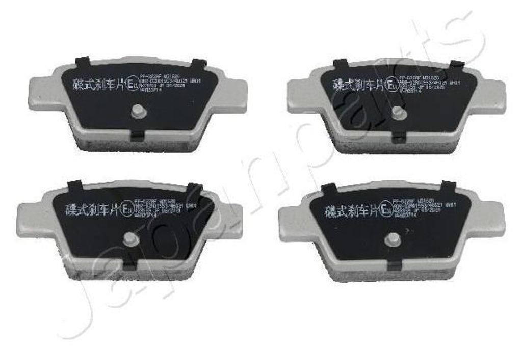 JAPANPARTS Bremsbeläge Satz Hinten Bremsklötze für MAHINDRA XUV500 PP-022AF