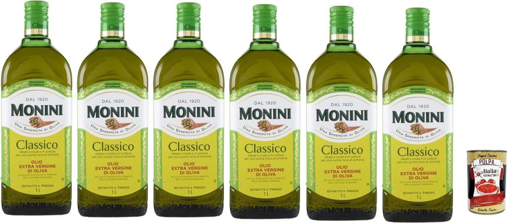 Monini Classico Olivenöl Extra Vergine 6 × 1 L – erste Produktbild 