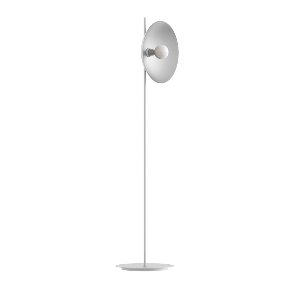 Cassini Stehlampe Metall röhrenförmig mit Lichtdiffusor 160 cm hoch 40 cm breit