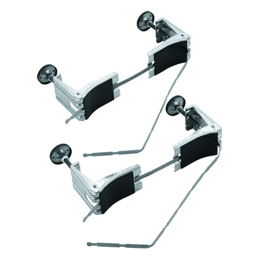 GROHE Füße 49115, für Einbau-Badewanne Essence, individuelle Höhenverstellung jedes Fußes, 2 Stück, chrom