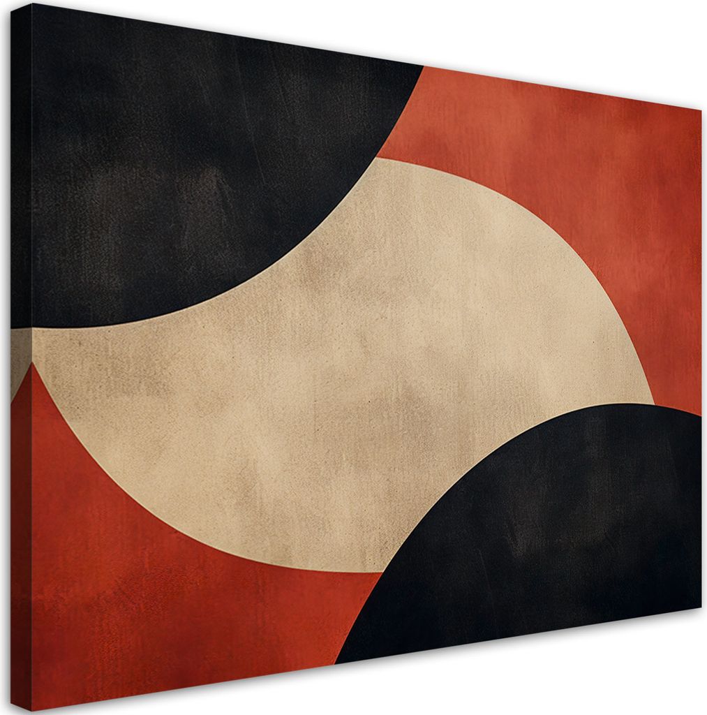 Leinwandbild Vintage-Stil Abstraktion 60x40 Feeby Violett bild für die wand bereit zum aufhängen