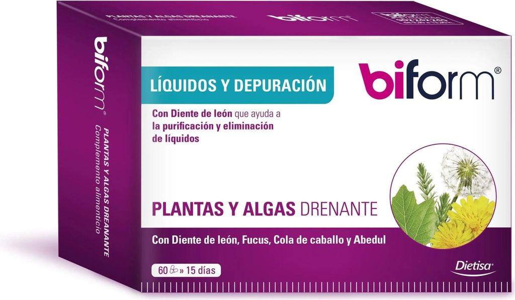 Biform Plantas y Algas 60 Caps