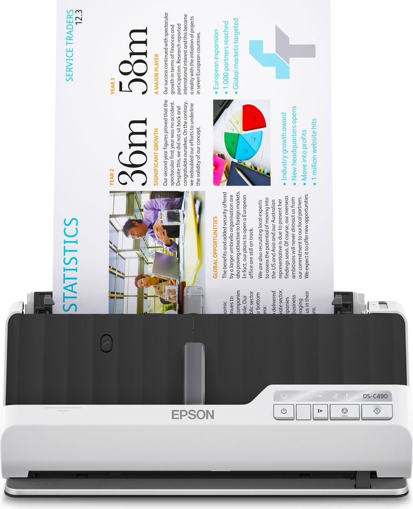 EPSON DS-C490 Dokumentenscanner Produktbild 1