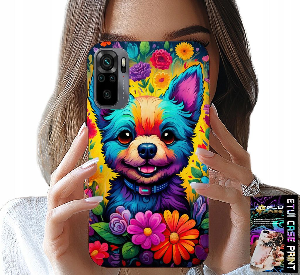 Fall Für Xiaomi Note 10 / 10S - Florale Muster Hund Hund York Zurück