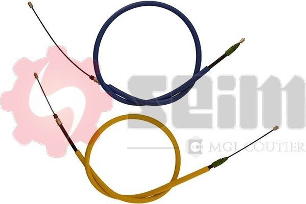 SEIM Handbremsseil Seilzug Feststellbremse für RENAULT Scénic I (JA0/1, FA0) Hinten 804940