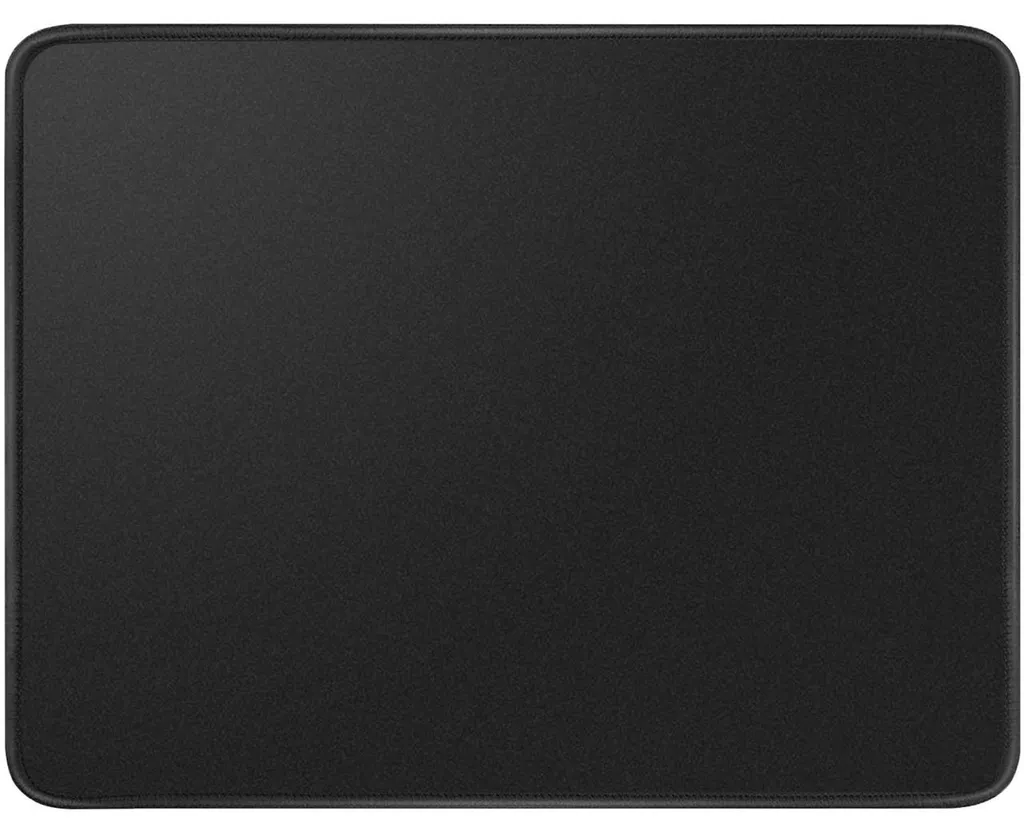 Tapis de souris hydrofuge et bords cousus pour PC et Laptop en noir